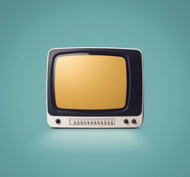 Tokmaklı klasik analog televizyon, klasik elektronik konsept