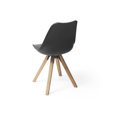 Modern ergonomik sandalye beyaz arka planda izole edilmiş, iç tasarım konsepti