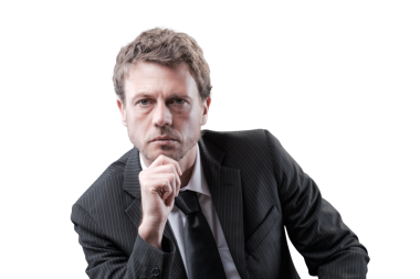 Kendine güveni tam bir işletme yöneticisi.