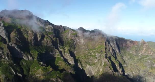 Paisaje Isla Madeira Montañas — Vídeos de Stock