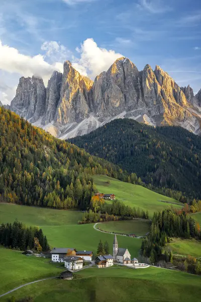 Beau Paysage Dolomites Italiennes Santa Magdalena — Photo