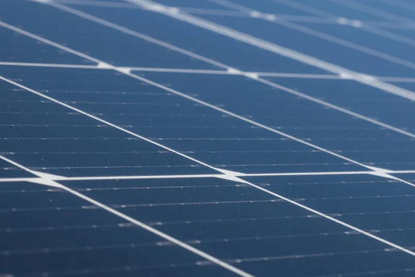 Primer Plano Las Células Del Panel Solar Alternativa Energética — Foto de Stock
