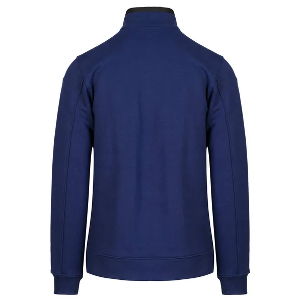 Widok Przodu Bluza Kapturem Niebieski Duch Idealny Makiet Logo — Zdjęcie stockowe