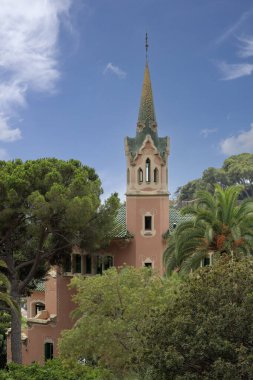 Antoni Gaudi 'nin Sanatsal Yaratılışı Park Guell, Barcelona