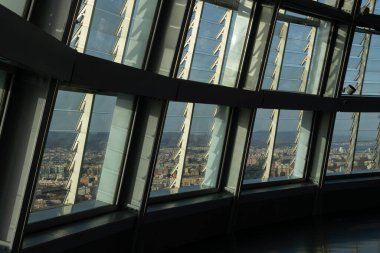 IBarcelona, İspanya - 09 Ağustos 2023 Agbar Viewpoint: Poblenou 'nun Modern Marvel, Barcelona
