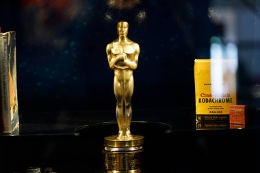 Oslo, Norveç. 30 Nisan 2022: Norveç 'in ilk altın Oscar' ı 