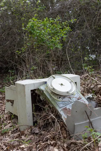 Electronic Waste in Woodland. E-waste issue