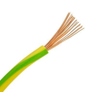 Açığa çıkmış bakır elektrik telleri