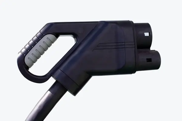 stock image Electric Vehicle Charging Connector Close-Up