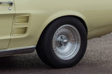 Klasik Araba Çarkı Rim 'in yakın çekimi