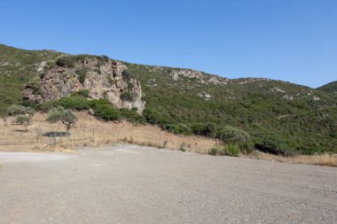 Sardunya Manzarasında Boş Otopark Alanı