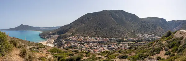 stock image Panoramic View of Buggerru, Sardinia