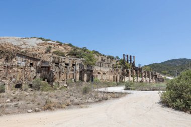 Terk Edilmiş Ingurtosu Sardunya 'daki maden kalıntıları