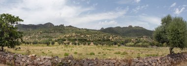 Bosa Sardinya yakınlarındaki Manzaralar