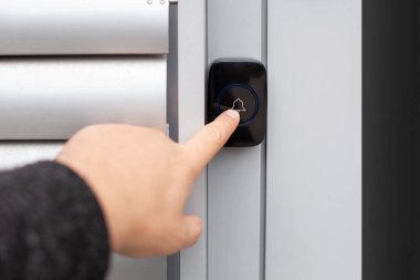 Bir Kablosuz Kapı Çanı 'na Yakın Çekim