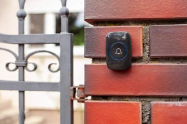 Bir Kablosuz Kapı Çanı 'na Yakın Çekim