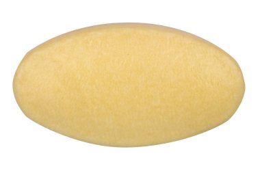 Küçük bir hapın makro aşısı.
