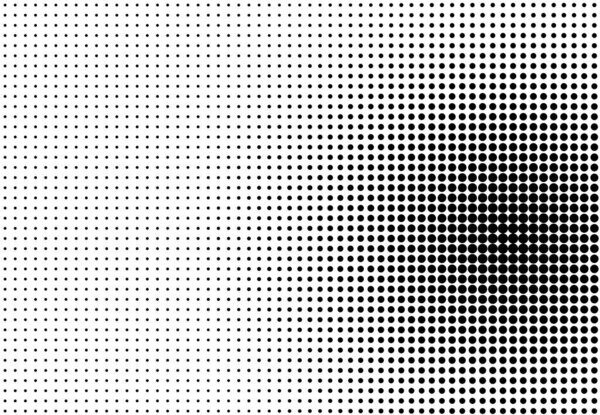 Right Side Clustered Black and White Halftone Gradient