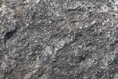 Mineral Detaylı Kara Yıpranmış Kaya Yüzeyi