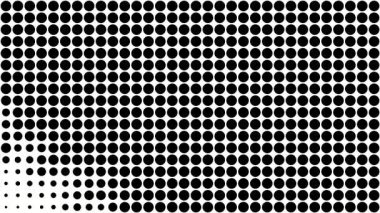 Yumuşak animasyon geçişinde yarım ton nokta deseni soldan sağa çapraz olarak kaybolur