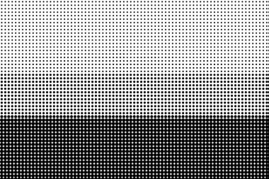 Abstract Halftone Dots Monochrome Background