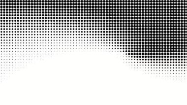 Akan Siyah Yarım Tonlu Noktalar Desen Döngüsü