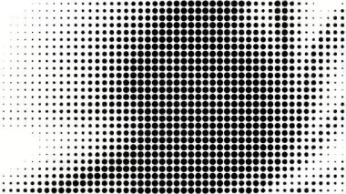Soyut Dalgalanan Yarım Tonlu Noktalar Desen Döngüsü