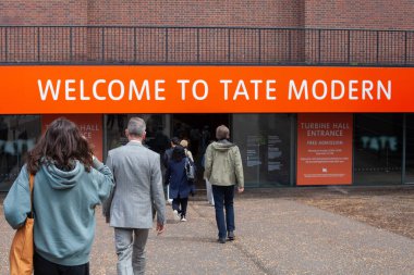 Londra, Birleşik Krallık 05 Mayıs 2023 Tate Modern Girişi
