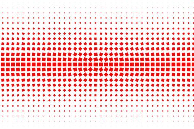 Kırmızı kare yarım ton dalga soyut arkaplan