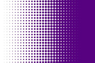 Mor Noktalı Yarıton Gradyan Deseni