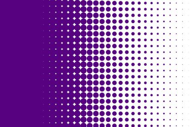 Mor Yarım Tonlu Nokta Deseni Gradyanı