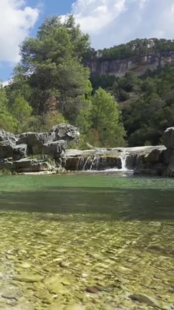 Montsant Muntanyes Prades 스페인의 카탈로니아에있는 Siurana 비디오 — 비디오