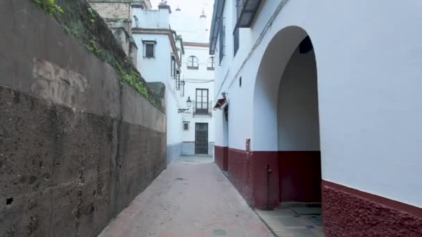 스페인 안달루시아 Andalucia 위치한 세비야 Seville 유대인 유대인 구역으로도 알려진 로열티 프리 스톡 비디오