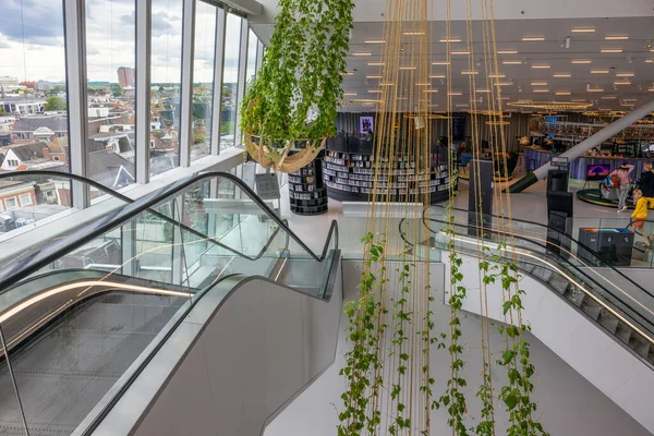 Groningen Países Bajos Julio 2022 Interior Del Nuevo Moderno Edificio — Foto de Stock