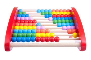 Tahta abaküs, şeffaf arkaplan