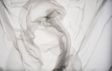 Abstract Texture Crumpled Polyethylene White Grey Background,Pattern Crease Plastic Bag with Sun Shine Backdrop,Film Wrap Grunge,Overlay Poster Tape Card Foil Paper Sticker Mockup Pack Wrapper