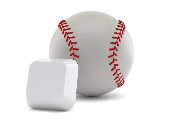 Boş Klavye Tuşlu Beyzbol Topu — Stok fotoğraf