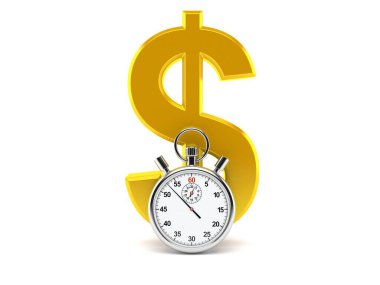 Kronometresi olan dolar birimi