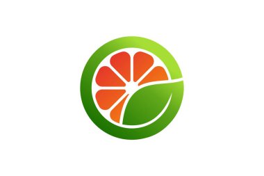 Modern Orange Fruit Shop Logo Design - Fresh, Vibrant, Minimalist, Perfect for Branding Your Business clipart