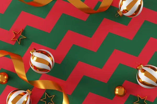 God Jul Och Gott Nytt Hälsning Kort Dsign Julbakgrund Ovanifrån — Stockfoto