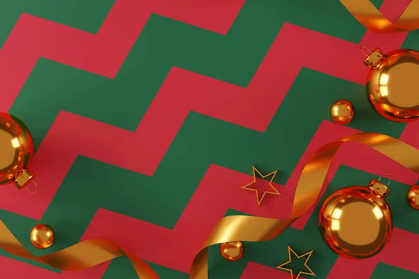 God Jul Och Gott Nytt Hälsning Kort Dsign Julbakgrund Ovanifrån — Stockfoto