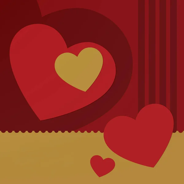 Happy Valentines Day Hintergrund Raum Für Text — Stockfoto