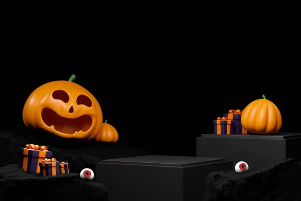Smiling Pumpkin Apple Product Осенний Праздник Jack Lane Halloween Party — стоковое фото