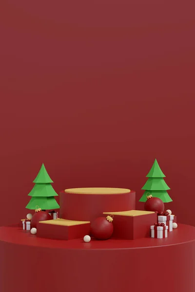Festliche Frohe Weihnachten Und Ein Gutes Neues Jahr Hintergrund Illustration — Stockfoto