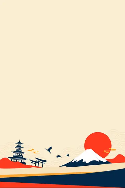 beauty of Japan through stunning illustrations. features traditional and modern landmarks, scenic landscapes, and cultural icons. Perfect for banners, posters, and greeting. Welcome to a journey of artistic discovery in Japan