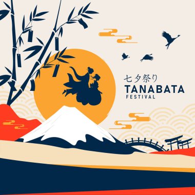 Japon kültürünün güzelliğini bizim çarpıcı Tanabata festivali çizimlerimizle keşfedin. Pankartlar, kartlar ve dekoratif tasarımlar için mükemmel. Geleneğin ve kutlamanın özünü yakala. 