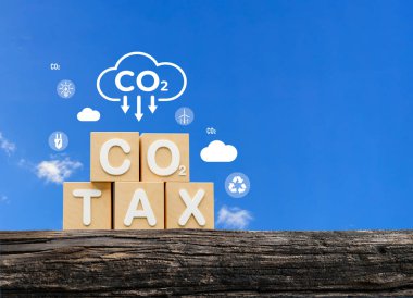 Karbon nötr ve net sıfır emisyon kavramları. Doğal ortam. İklim-nötr uzun vadeli bir strateji. Sera gazı emisyonları hedefleri. yeşil ağ ortası simgesi