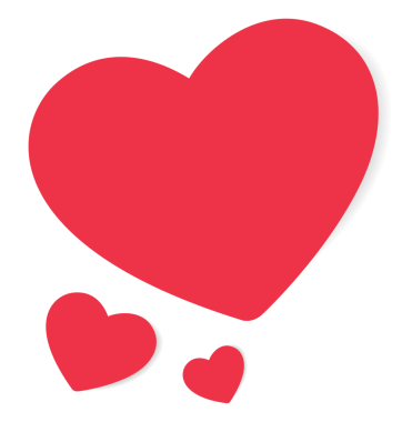 Sevgililer Günün kutlu olsun. Arka planda kalplerle süslenmiş. Kırmızı kalpler şeffaf arkaplanda izole.