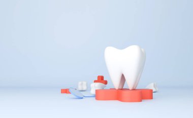 Diş eti, vitamin ve mineraller, diş bakımı, diş hekimliği, tıbbi reklamcılık ve diş sağlığı kliniği tasarımı için sağlıklı diş modelleri.