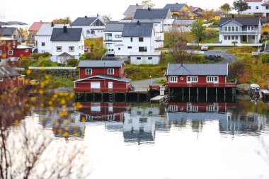 Fall in Lofoten islands, Norway